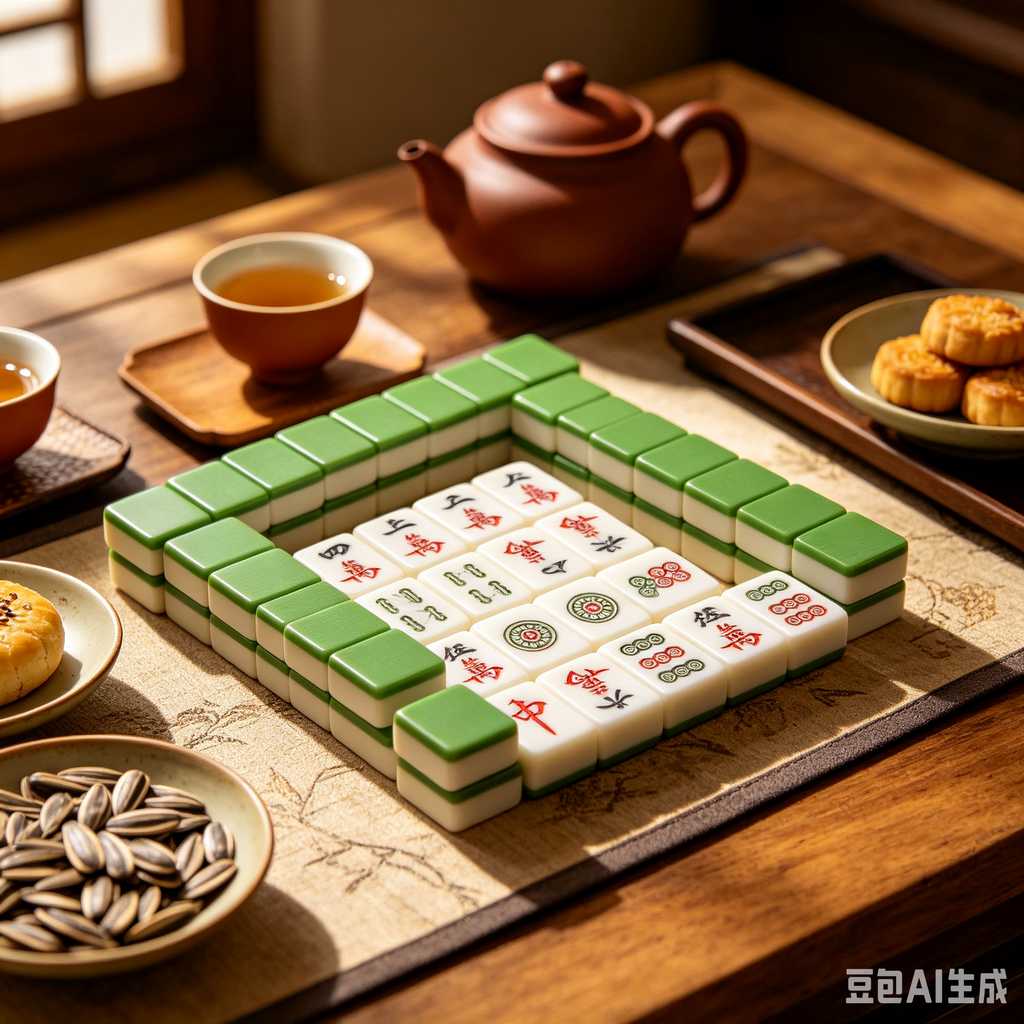camping mahjong game set